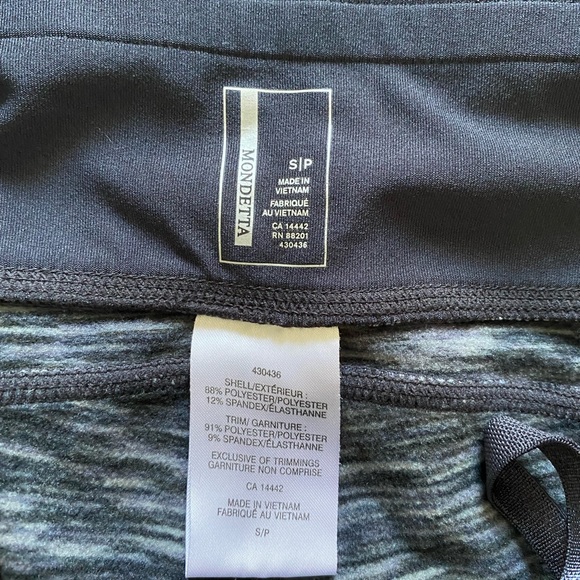 Marl grey fleece lined leggings - Picture 3 of 5